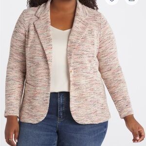 Liverpool Cream and Pink Tweed Blazer